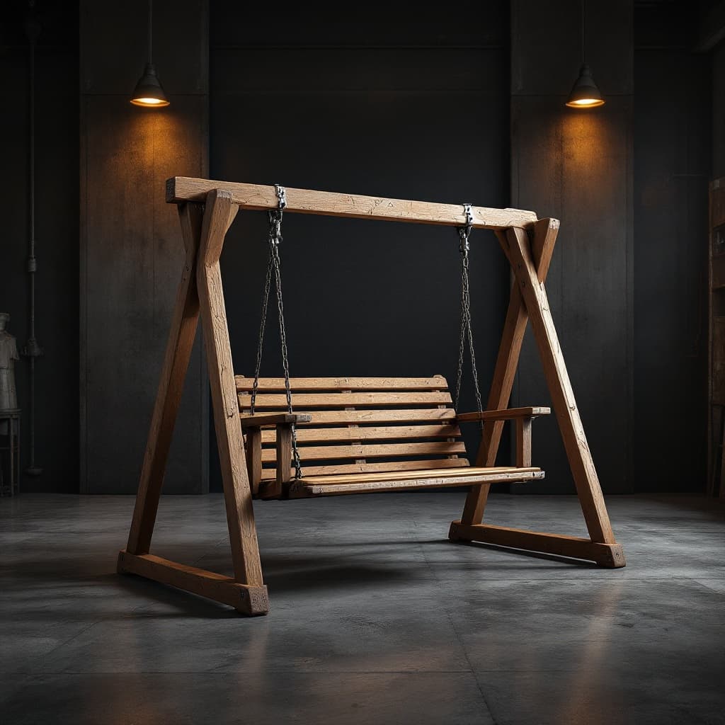 Ironwood Wooden Swing Set with Covered Fort