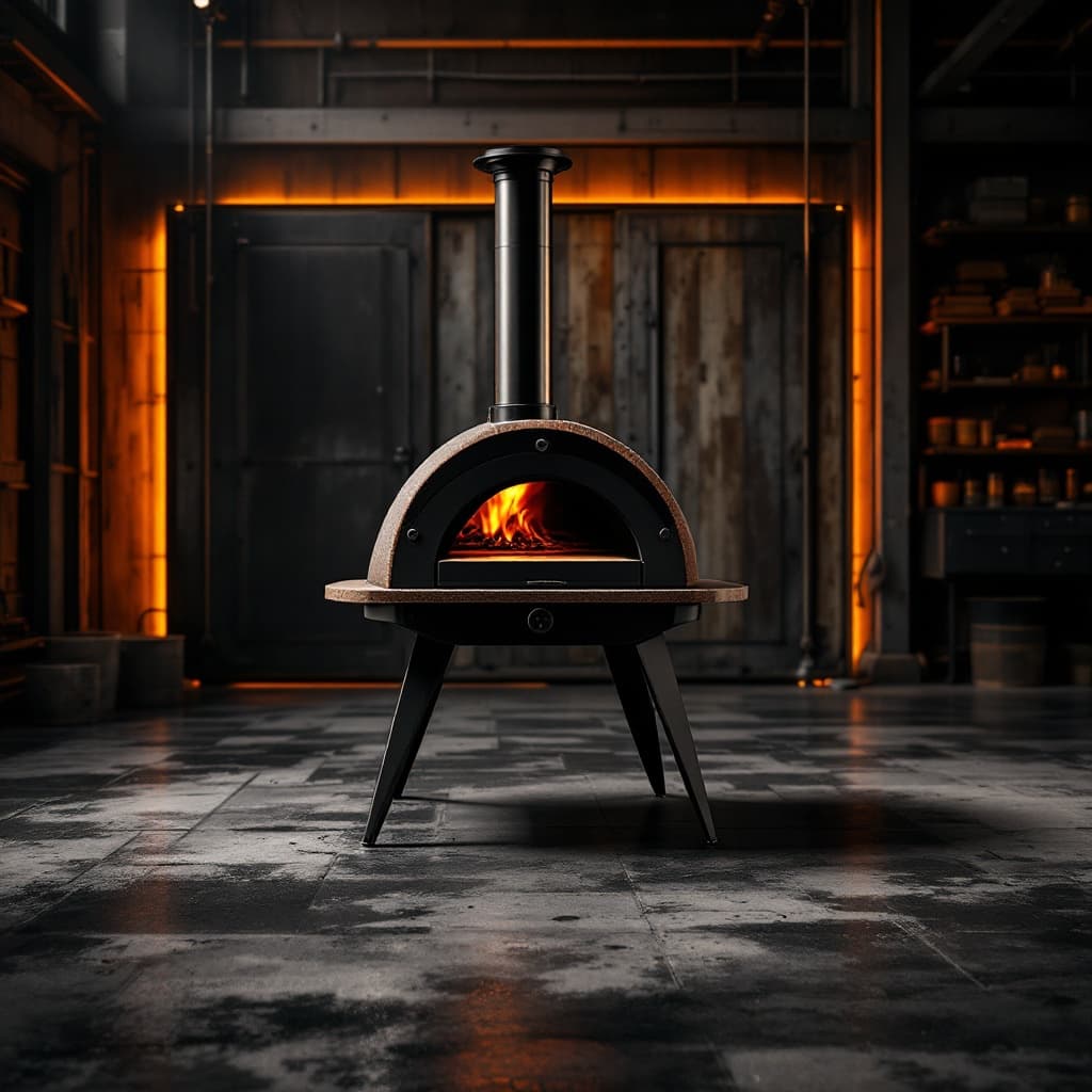 Ironwood Multi-Fuel Pizza Oven - 16-Inch Stone, Wood/Charcoal/Gas
