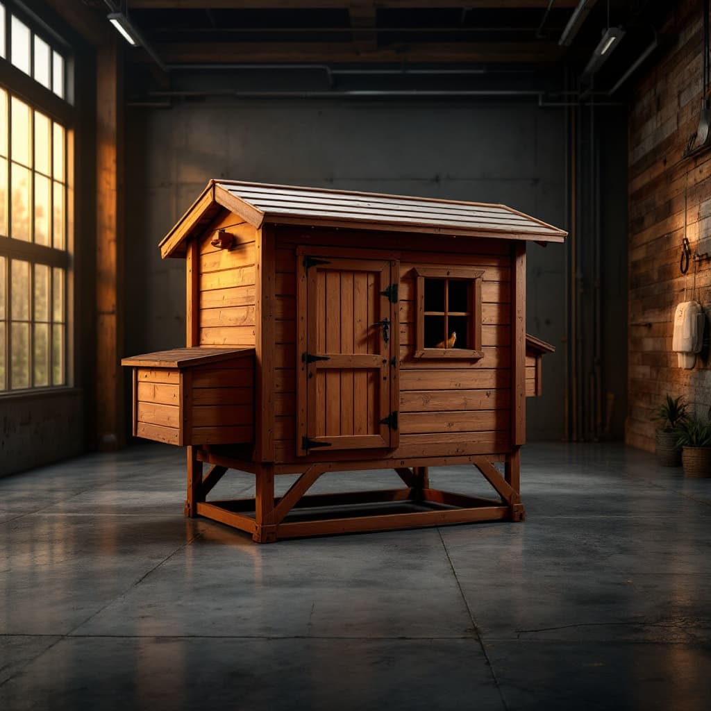 Ironwood Defender Chicken Coop, Holds 4-6 Chickens