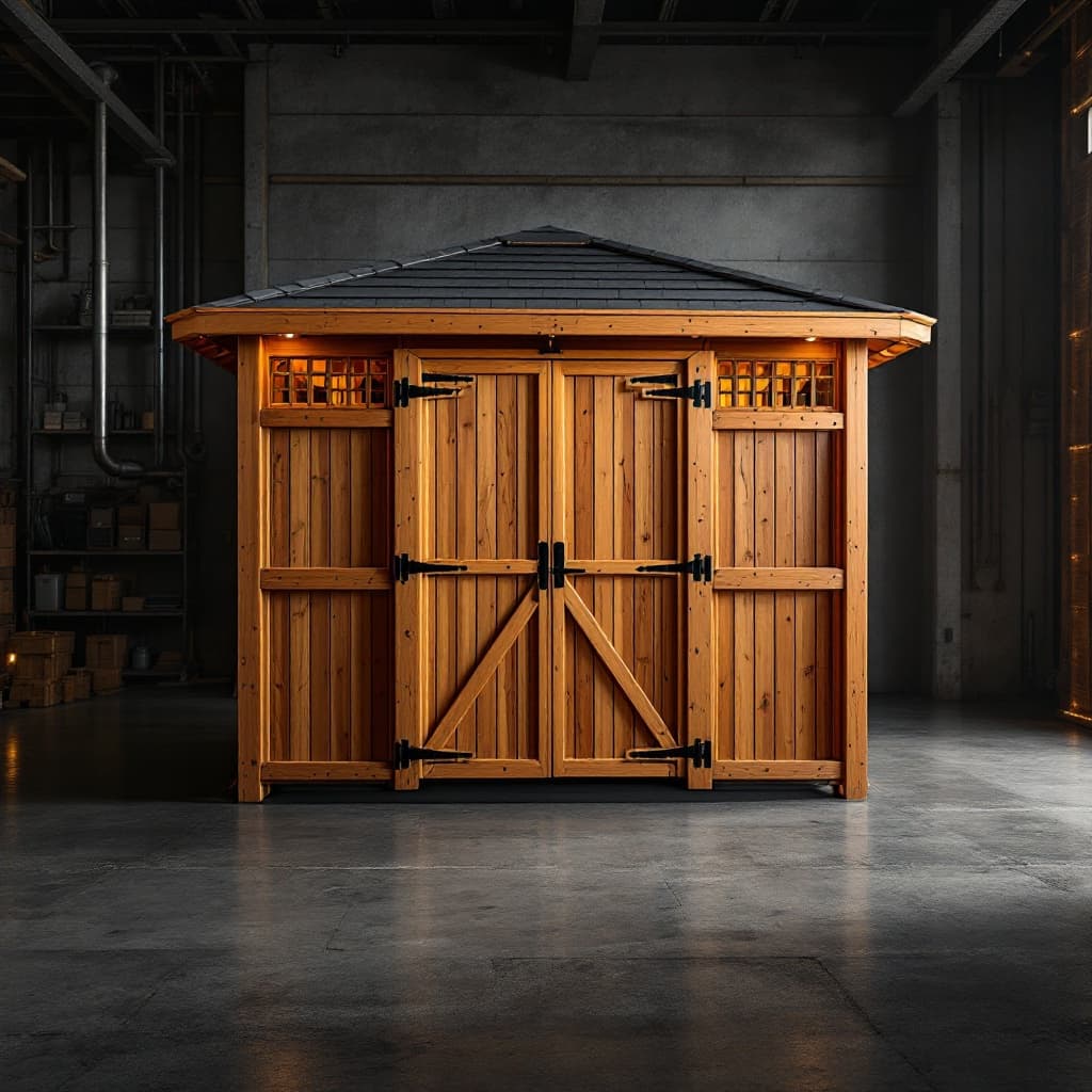 Ironwood 12x14 ft Cedar Pergola with Retractable Canopy